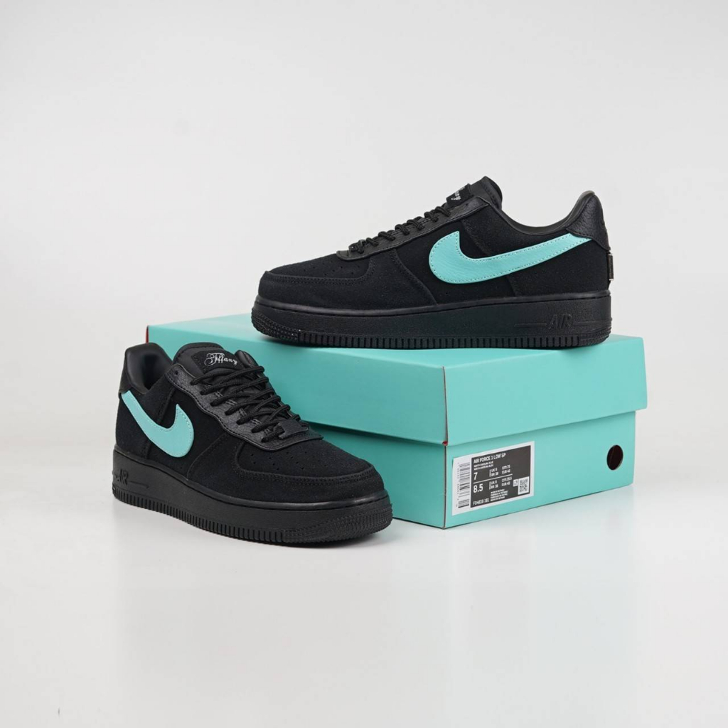 Nike Air Force 1 Black Blue Bnib