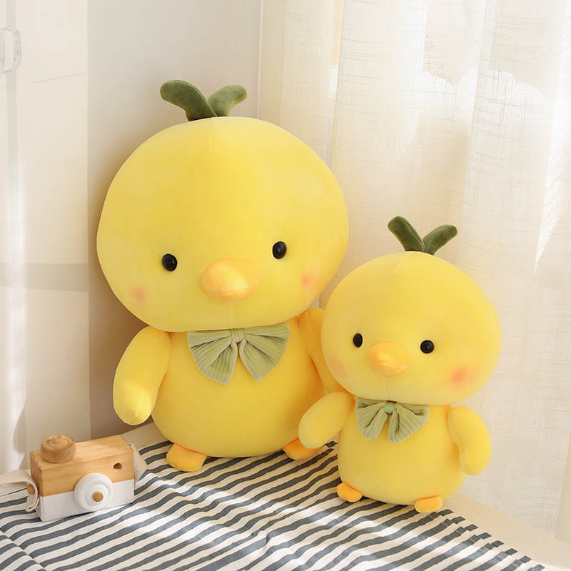 Viral  Boneka Bebek Kuning Lucu Boneka Bebek Korea Gemoy lalafanfan Mainan anak Terbaru
