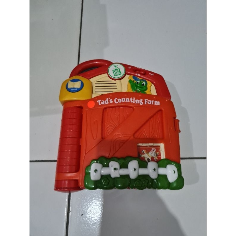 preloved mainan edukasi anak sound book leapfrog tads counting farm berhitung dan hewan