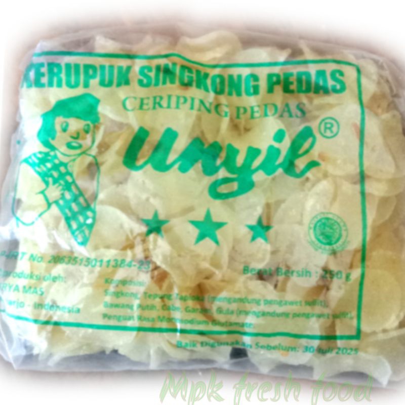 

Kerupuk Unyil Singkong Pedas || 250 gram