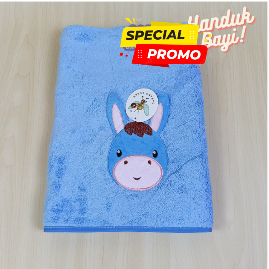 Handuk Bayi Baru Lahir Perlengkapan Mandi Bayi Baru Lahir Handuk Bayi Karakter Newborn Premium Micro