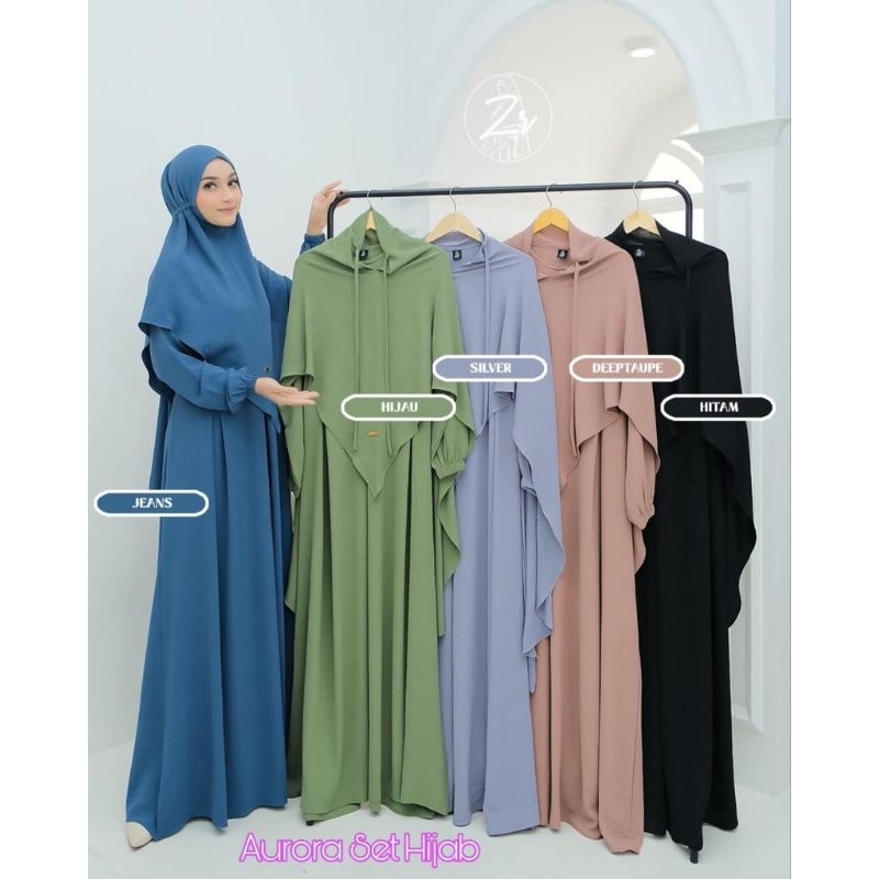 Gamis Aurora set Hijab