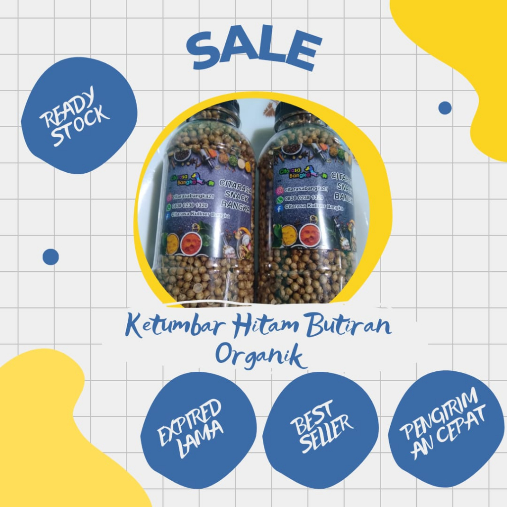

Ketumbar hitam organik ( 1 botol )