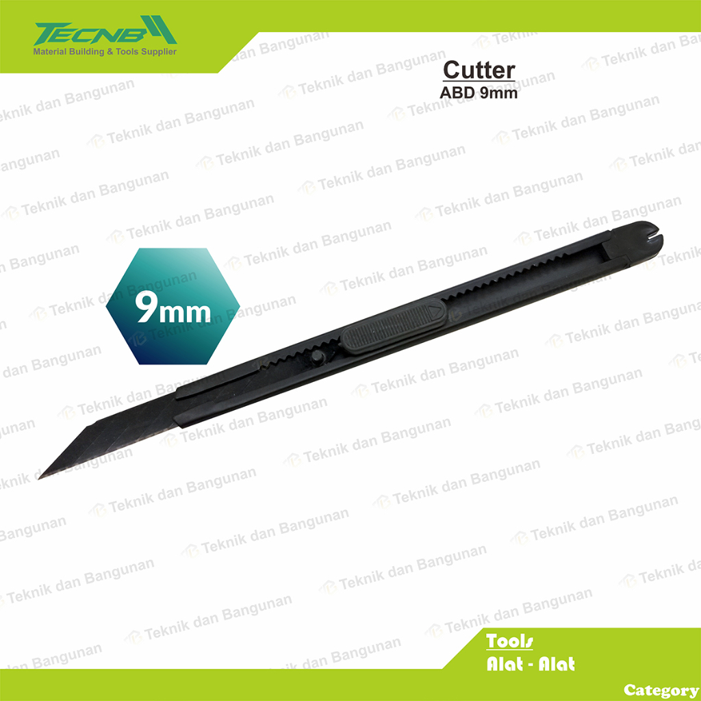 

Pisau Cutter / Knife Cutter 9mm ABD MGC0209