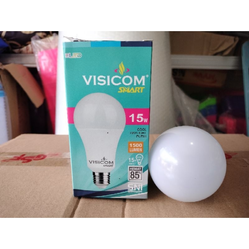 Lampu LED Visicom 15 Watt = 120 Watt 1500 Lumen seper Terang