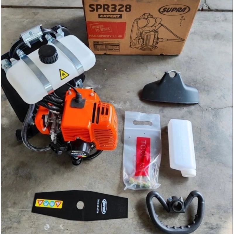 MESIN POTONG RUMPUT GENDONG 2TAK SUPRA