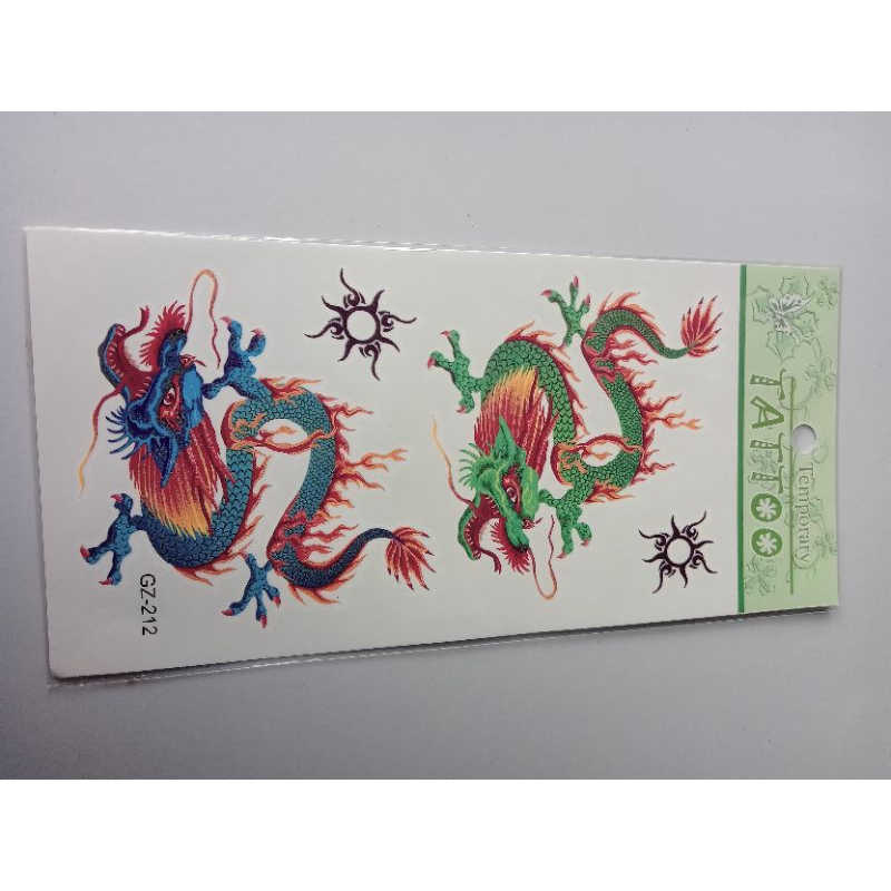 Tatto Airr Tato Tatoan Warna Tatto Temporer Tahan Lama