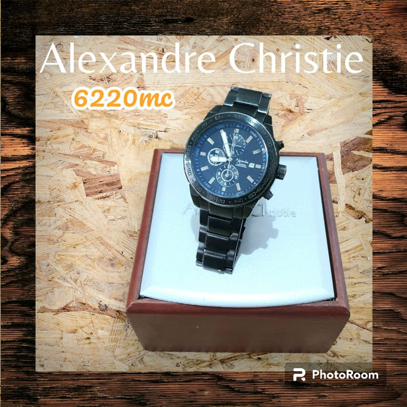 Jam tangan Pria original Alexandre Christie 6220mc second preloved bekas
