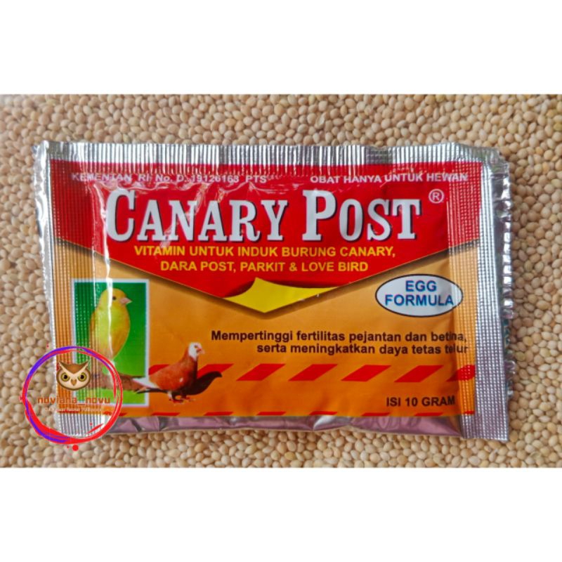 CANARY POST VITAMIN UNTUK INDUK BURUNG KENARY DARA POST PARKIT LOVEBIRD KENARI POS PEJANTAN BETINA
