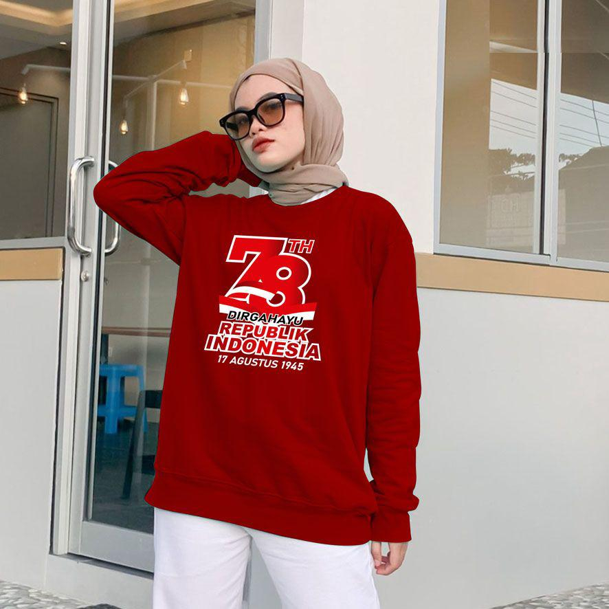 Sweater WANITA DIRGAHAYU 78 Babyterry UK M L - A5GARD88