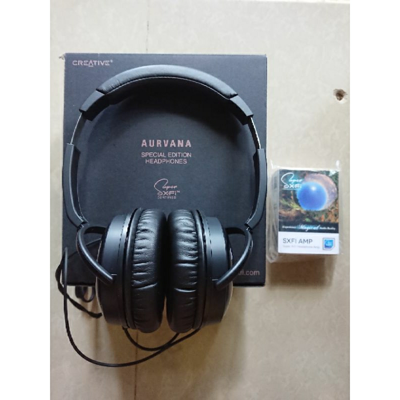 Creative Aurvana SE SXFI Certified Headphone with SXFI AMP BNOB