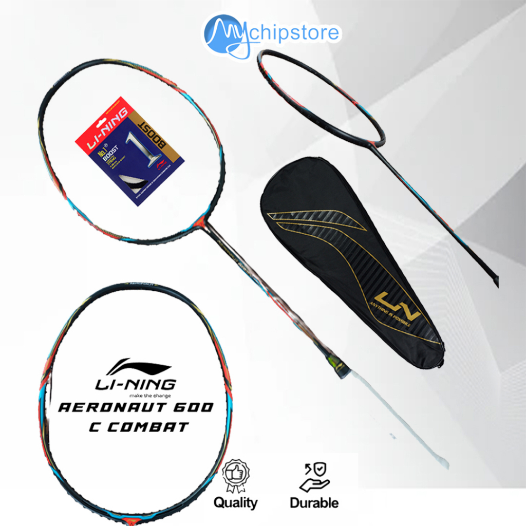 Raket Bulutangkis Badminton Original LINING AERONAUT 6000 C COMBAT