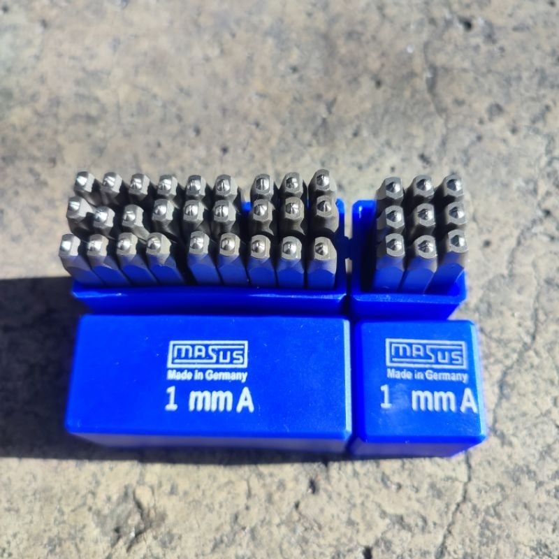 

MASUS Alat Ketok Huruf Angka 1 Mm Stamp Punch Made In GERMANY