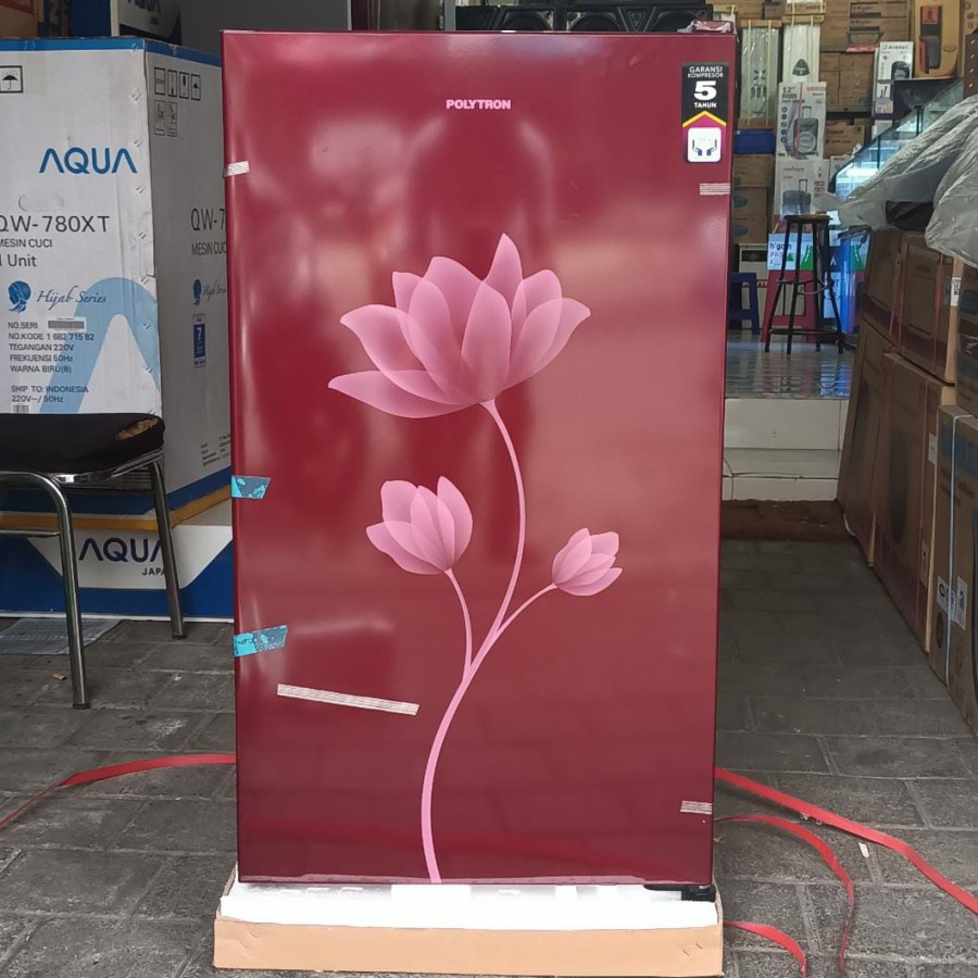 POLYTRON Kulkas 1 Pintu Beaty metal door 150 liter PRB 159