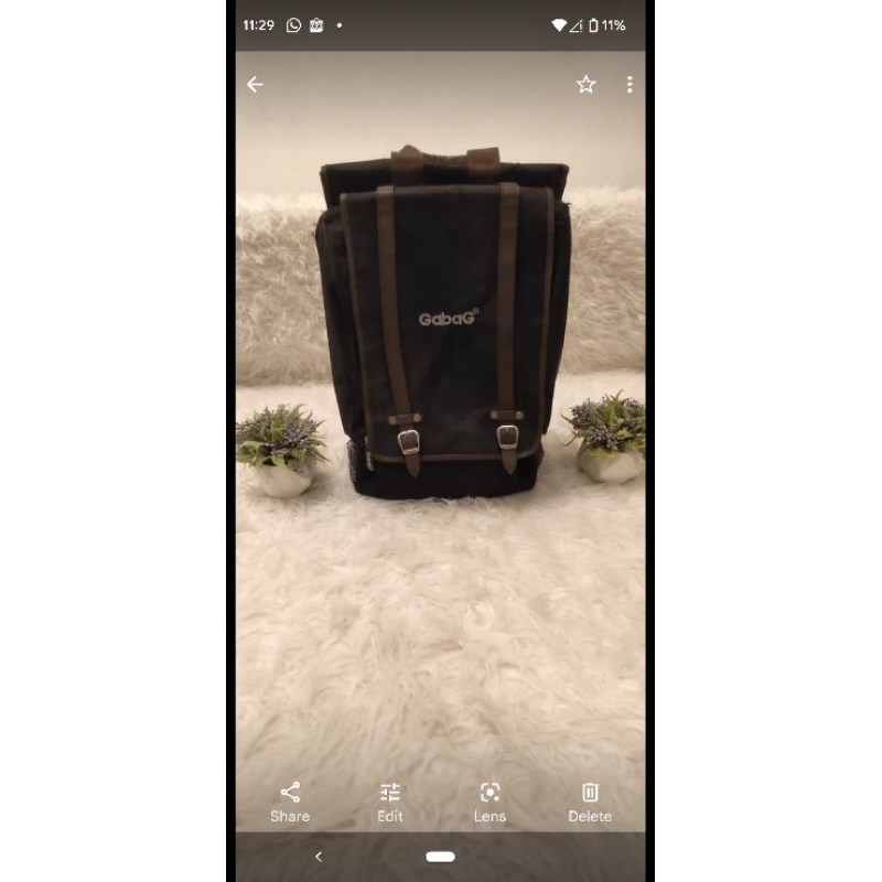 Gabag tas asi ransel preloved