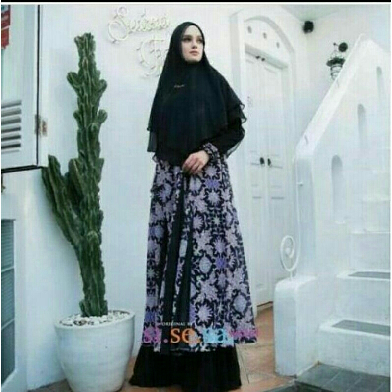 Dress Sisesa black purple 102/143