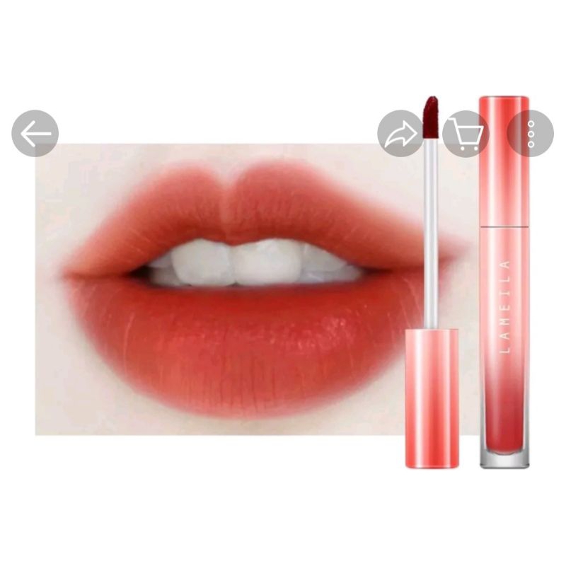 Lameila 1040 lipstik lip matte lip cream finish matte