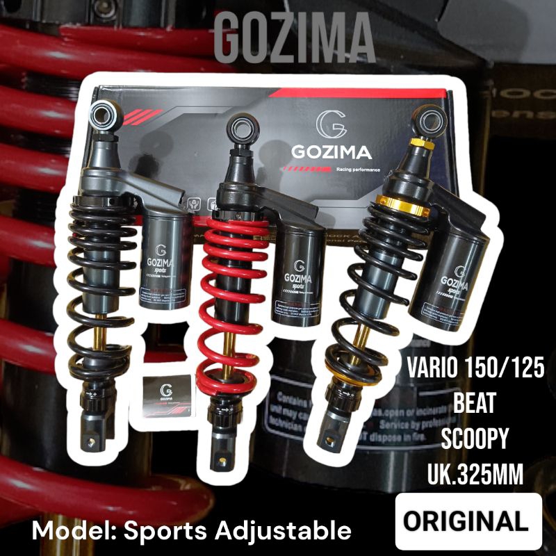 Shockbreaker tabung Gozima Model Sports Reborn Klik berfungsi Vario 150 Vario 125 Vario 160 Stelan B