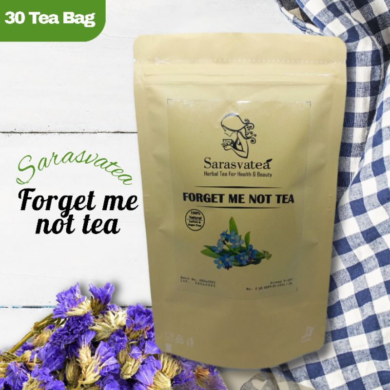 

FORGET ME NOT TEA : TEH BUNGA FORGET ME NOT / DON'T FORGET ME FLOWER TEA (30 TEA BAG)