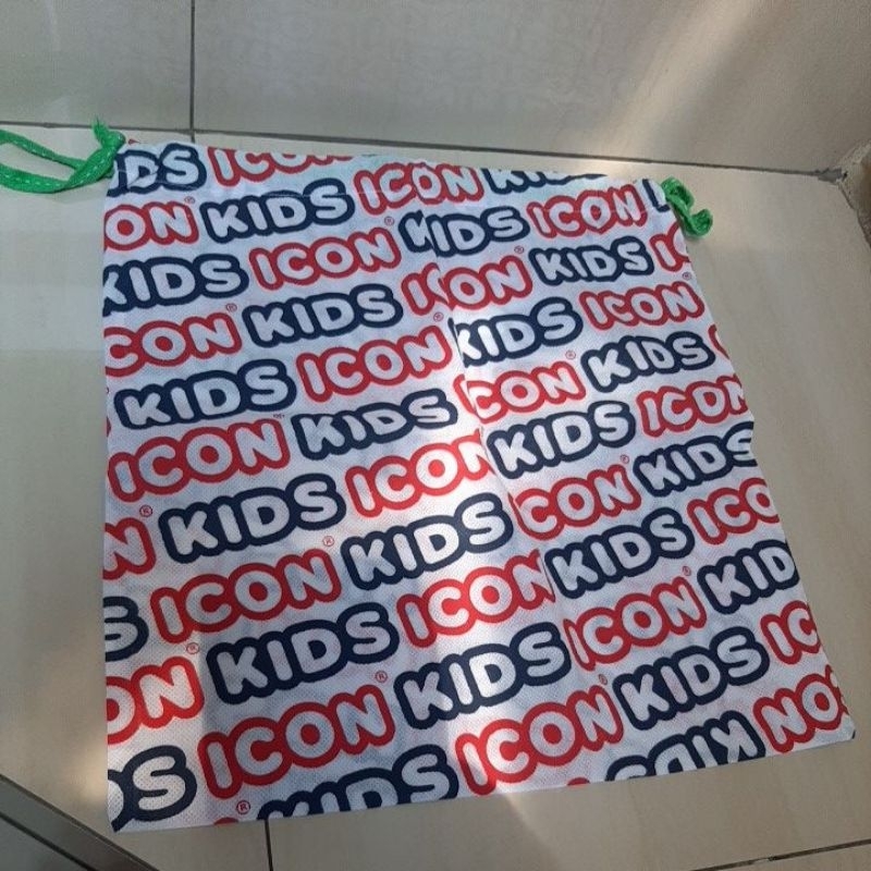 tas serut sepatu tas serut baju kids icon