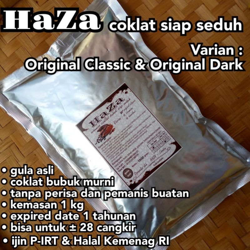 

HaZa coklat siap seduh kemasan 1 kg