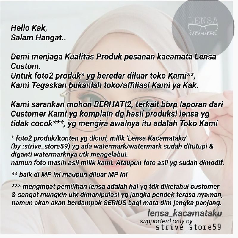 RK Kacamata Kotak Minus Tinggi Ringan Persegi Frame Kecil Optik Anti UV Kaca Mata Radiasi Custom