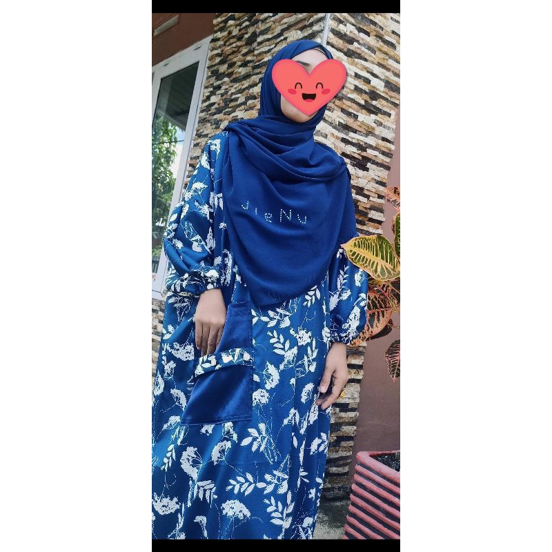 Dress Abaya Navi / Kaftan / Dress / Gamis Abaya