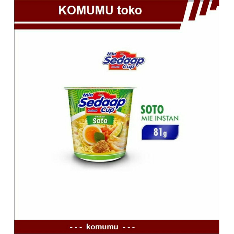 

Sedaap Mie Cup Soto