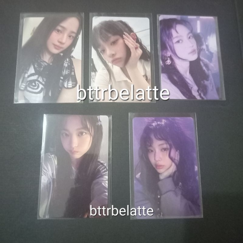 PC PHOTOCARD NEWJEANS BUNNY BEACH BAG GROUP VER ALBUM SHARING MINJI HANNI DANIELLE HAERIN HYEIN