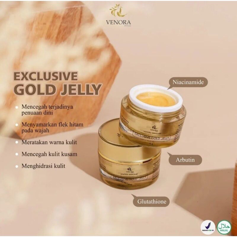 EXCLUSIVE GOLD JELLY / VENORA SKINCARE / VENORA GOLD JELLY/ CREAM