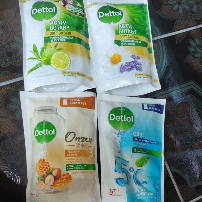 Dettol bodywash 410g/370g bundle 2pcs
