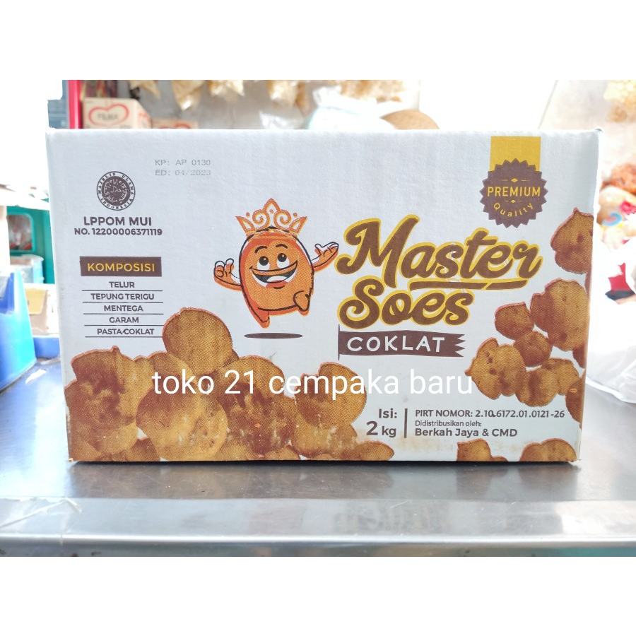 

Master Soes Sus Kering Mini 1 karton isi 2 KG Rasa