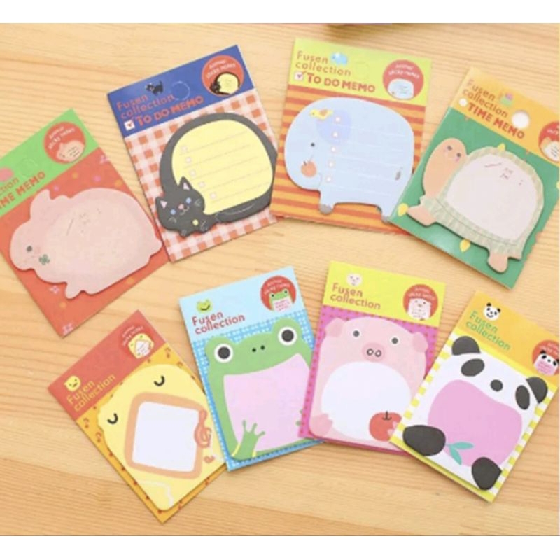 

Mini Memo Tempel Lucu Sticky Notes Animal - MOTIF KURA-KURA