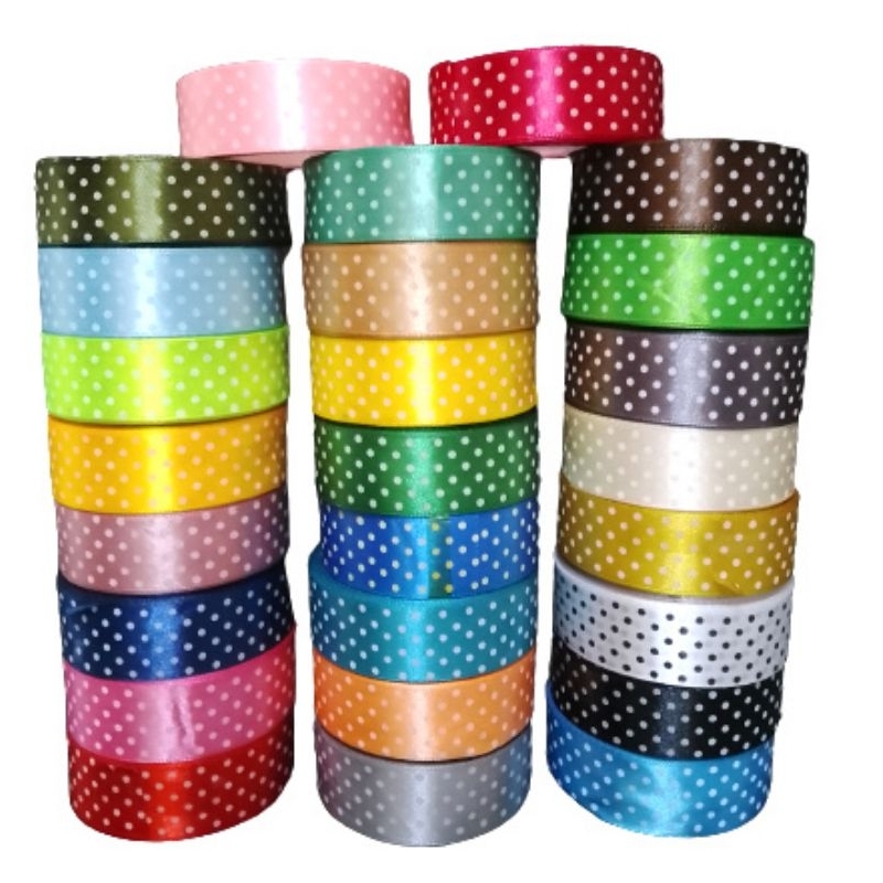 

Satin Polkadot 1" inc [2.5cm] 20yard