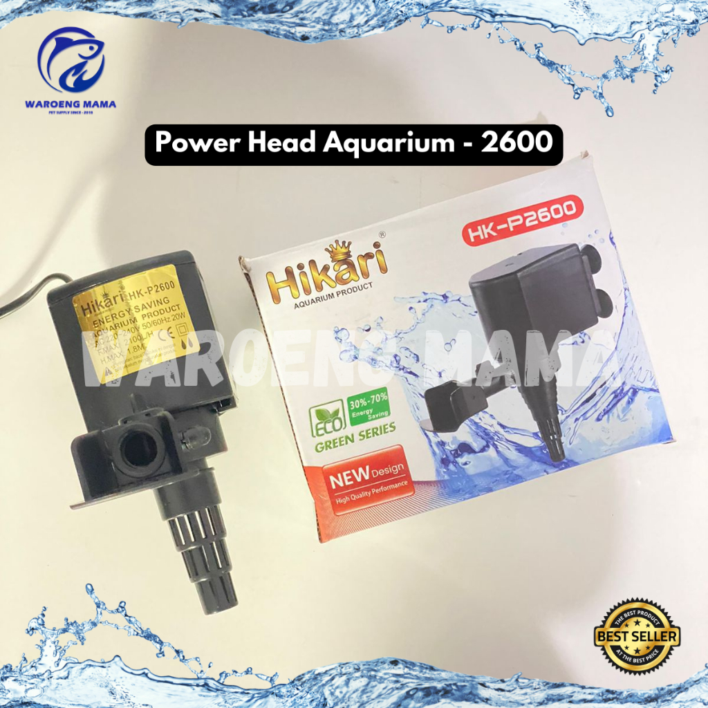 Pompa filter aquarium Hikari 1200 1600 1800 2600 3000 pompa celup power head aquarium