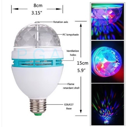 Lampu Disco Putar / LED Mini Party Light