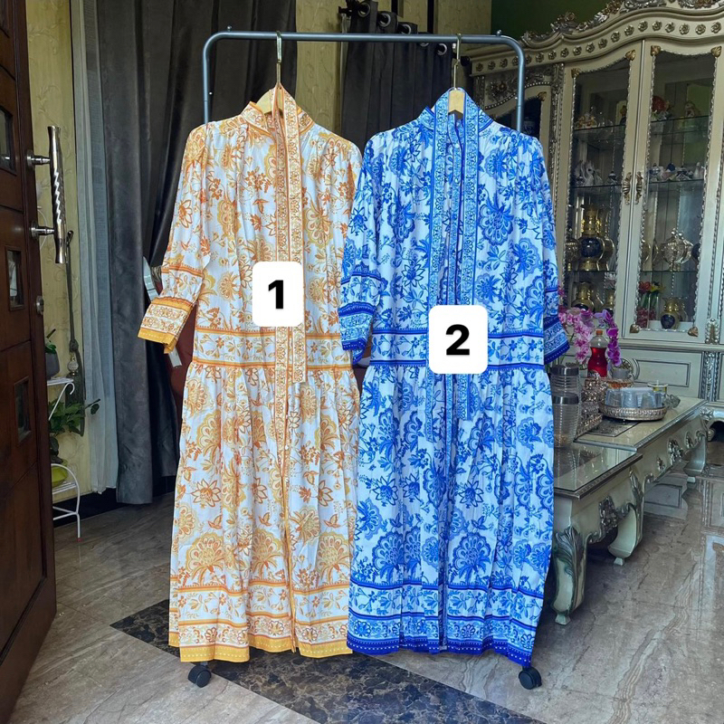 dress bangkok bunga-bunga