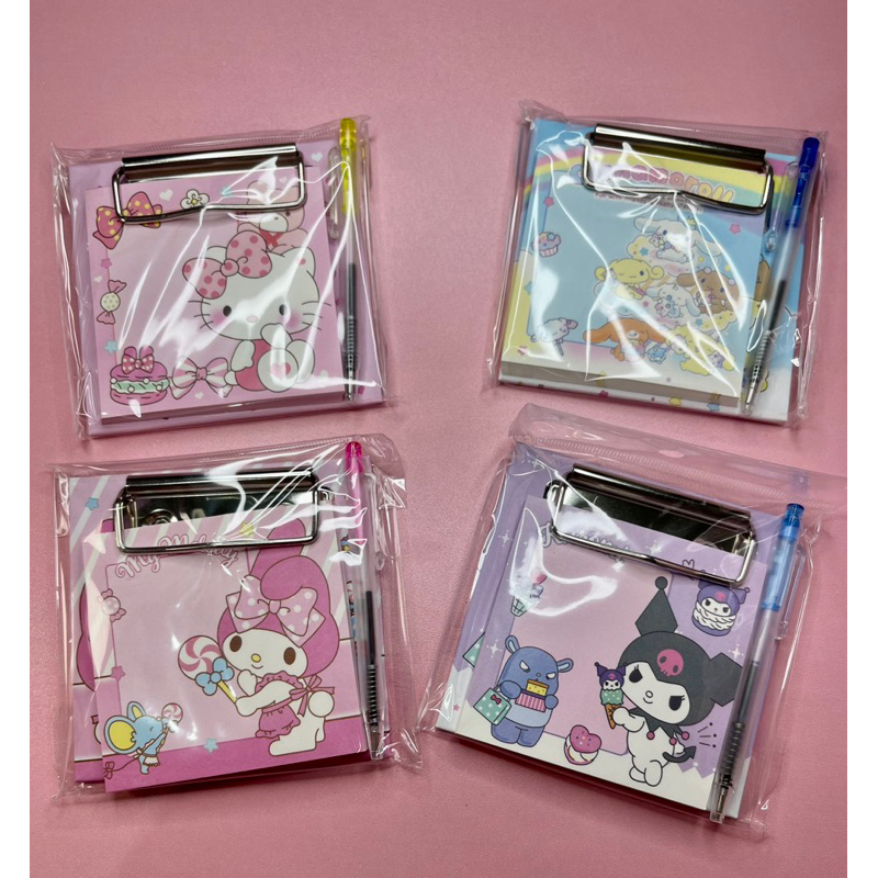 

Note Papan + pen Sanrio