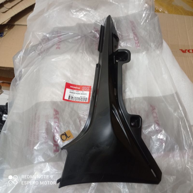 COVER BODY CRF 150 BAWAH KIRI HITAM ORI AHM
