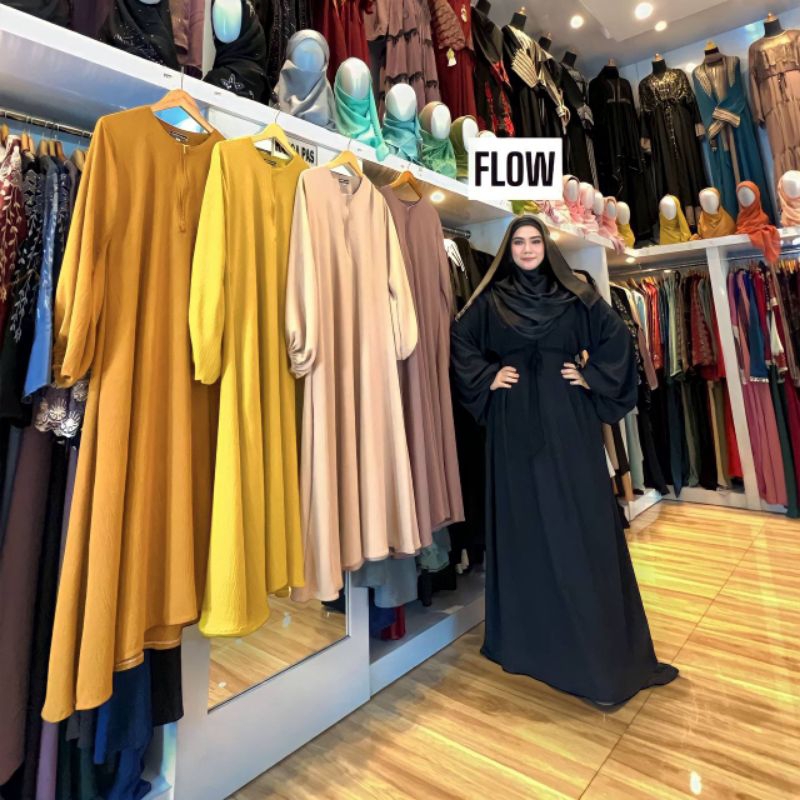 ABAYA POLOS ANEKA WARNA