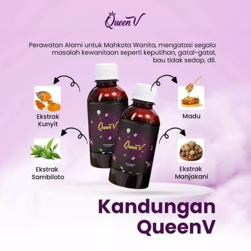 Madu QueenV BPOM HALAL Isi 280Gr