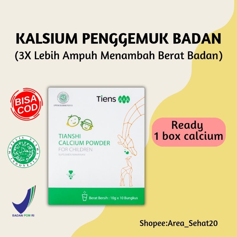 

SUSU KALSIUM PENGGEMUK BADAN DEWASA & ANAK || PENAMBAH BERAT BADAN 2-4 KG | PENGGEMUK BADAN TIENS