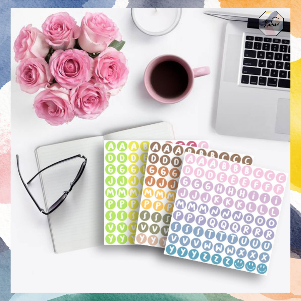

STICKER HURUF DAN ANGKA / STICKER ALPHABET & NUMBERIC / STIKER HURUF ANGKA