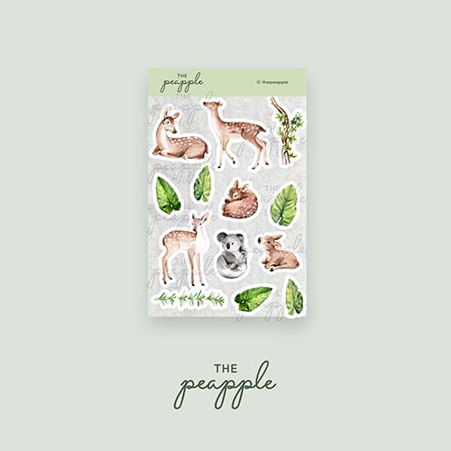 

The Peapple Stiker / Sticker tema IPA ilmu pengetahuan alam biology biologi hewan kebun binatang zoo 04-003-B