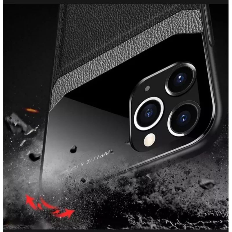 Soft Hard Case IPHONE 12 PRO MAX / 11 Pro/ 11 Pro Max Casing Cover Leather Kulit