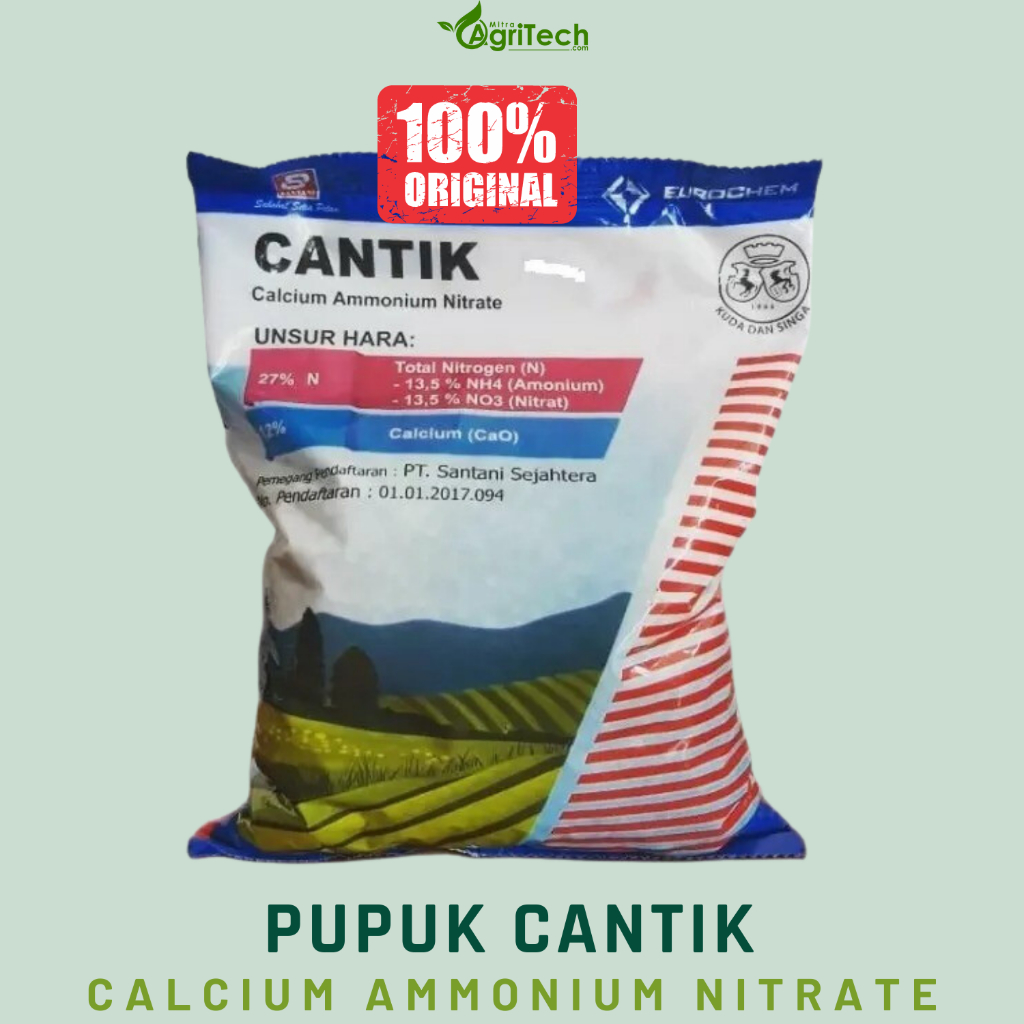 Pupuk NPK Cantik Calcium Ammonium Nitrate 1 KG KEMASAN PABRIK