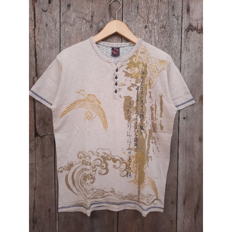 kaos sukajan angsa size fit M second preloved