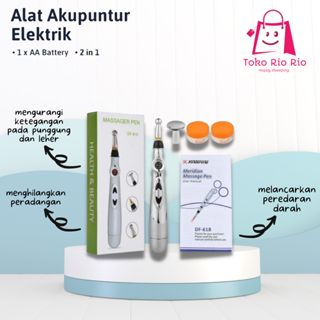 bisa cod Original Akupuntur pen DF-618 Terapi massager pen laser Electronic Acupuncture Pen Electric