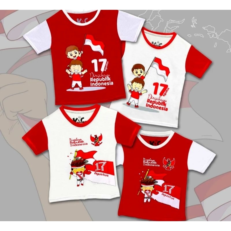 Kaos anak merah putih