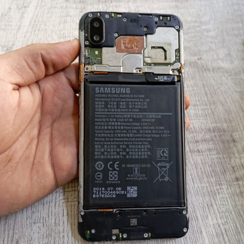 UNIT + MESIN SAMSUNG A10S KONDISI MATI MATOT